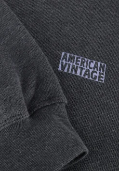 AMERICAN VINTAGE donkergrijze trui doven h donkergrijs Clearance