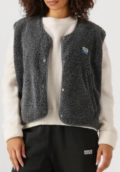 AMERICAN VINTAGE donkergrijze gilet hoktown donkergrijs Sale