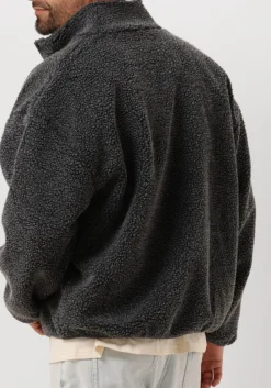 AMERICAN VINTAGE donkergrijze vest hoktown zip donkergrijs Discount