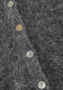 AMERICAN VINTAGE donkergrijze vest vitow cardigan donkergrijs Hot