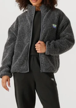 AMERICAN VINTAGE donkergrijze faux fur jas hoktown woman donkergrijs Online