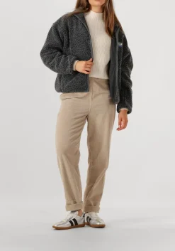 AMERICAN VINTAGE donkergrijze faux fur jas hoktown woman donkergrijs Online