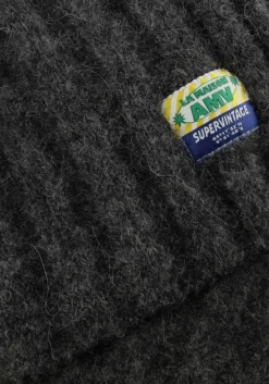 AMERICAN VINTAGE donkergrijze sjaal vitow 20 donkergrijs