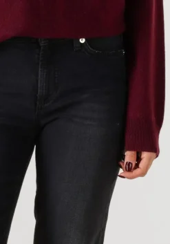 CAMBIO donkergrijze slim fit jeans piper cropped shadow effect donkergrijs Hot