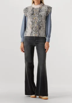 CLOSED donkergrijze wide jeans glow up donkergrijs New