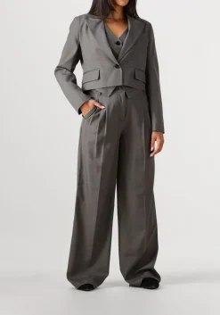 CO'COUTURE donkergrijze blazer liane blazer donkergrijs