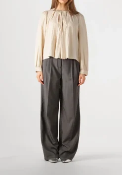 CO'COUTURE donkergrijze pantalon liane pleat pant donkergrijs Discount