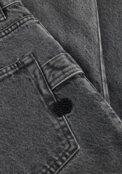FILLING PIECES donkergrijze straight leg jeans denim pants washed donkergrijs Clearance