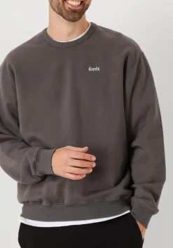 FORÉT donkergrijze forét sweater noon sweatshirt donkergrijs Sale