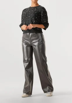 GESTUZ donkergrijze trui gztaiba deco pullover donkergrijs New