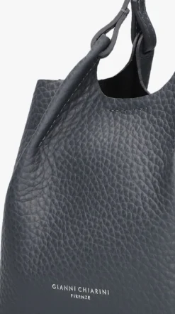 GIANNI CHIARINI donkergrijze schoudertas dua 9718 donkergrijs