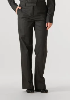 HERSKIND donkergrijze pantalon jack low waist pants donkergrijs