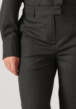 HERSKIND donkergrijze pantalon jack low waist pants donkergrijs