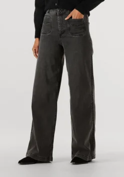 MOS MOSH donkergrijze wide jeans mmcolette deluxe jeans donkergrijs Hot