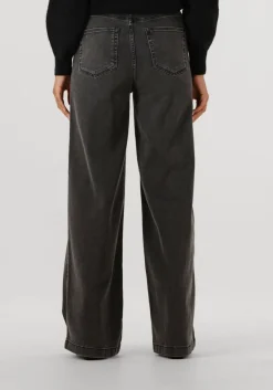 MOS MOSH donkergrijze wide jeans mmcolette deluxe jeans donkergrijs Hot