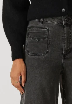 MOS MOSH donkergrijze wide jeans mmcolette deluxe jeans donkergrijs Hot