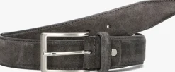 OFFICINE NAPOLI donkergrijze riem 2035 donkergrijs Discount