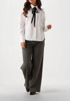 SECOND FEMALE donkergrijze pantalon hollanda trousers donkergrijs Clearance