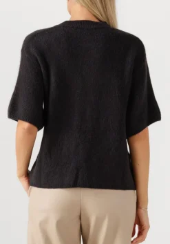 SECOND FEMALE donkergrijze trui wanda knit o-neck donkergrijs Hot