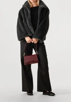 STUDIO AR donkergrijze faux fur jas mara donkergrijs Clearance