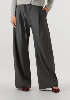 SUNCOO donkergrijze wijde broek jason donkergrijs Outlet