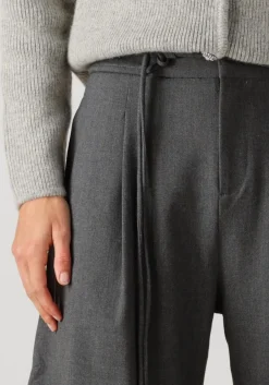 SUNCOO donkergrijze wijde broek jason donkergrijs Outlet