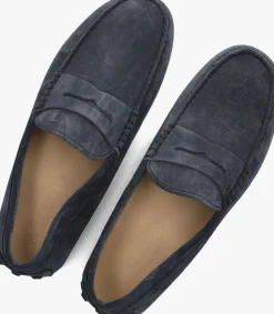 TOD'S donkergrijze instappers mocassino gommino macro 52k donkergrijs Outlet