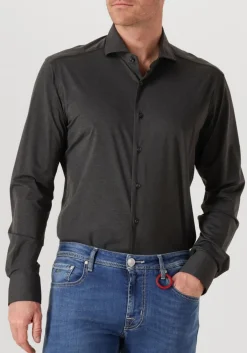 XACUS donkergrijze klassieke overhemden active shirt 520ml donkergrijs Best