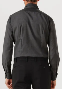 XACUS donkergrijze klassiek overhemd 11220 mop721ml donkergrijs Outlet