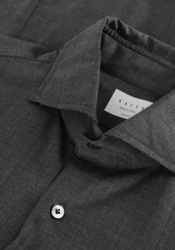 XACUS donkergrijze klassiek overhemd 11220 mop721ml donkergrijs Outlet