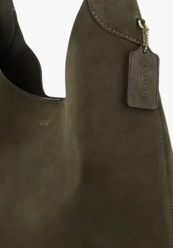 COACH e schoudertas brooklyn shoulder bag 39 donkergroen