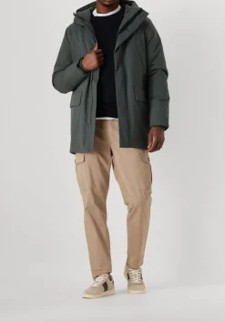 ELVINE e parka's lucius donkergroen Hot