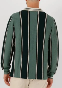 FILLING PIECES e polo knit football jersey donkergroen Outlet