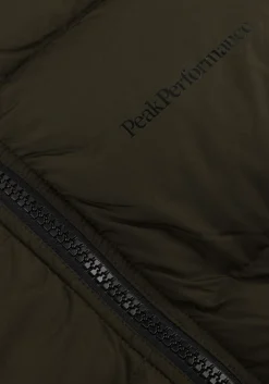 PEAK PERFORMANCE e gewatteerde jas m rivel down jacket donkergroen Best