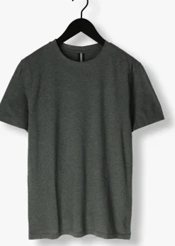 PROFUOMO e t-shirt t-shirt crew neck ss donkergroen Outlet