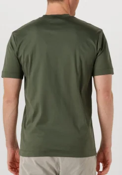 VALENZA e polo 1001 interlock supima tshirt donkergroen Clearance