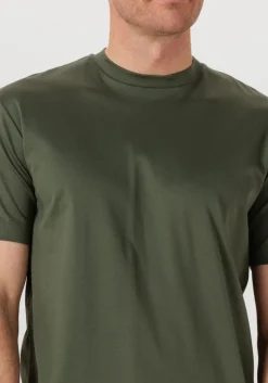 VALENZA e polo 1001 interlock supima tshirt donkergroen Clearance