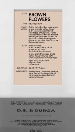 D.S. & DURGA parfum brown flowers 50ml - eau de parfum kleur n.v.t. Discount