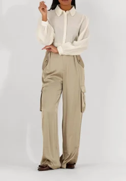 AAIKO blouses pillar chain twisted ten 507 ecru Outlet