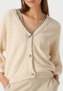 AIMEE THE LABEL vest roosp ecru