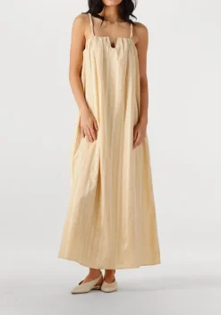 AMAYA AMSTERDAM maxi jurk kira dress ecru Clearance