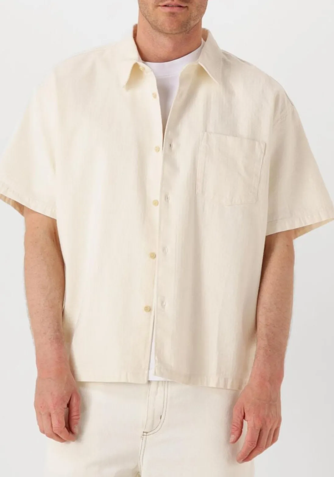 AMERICAN VINTAGE casual overhemd koybay ecru Outlet