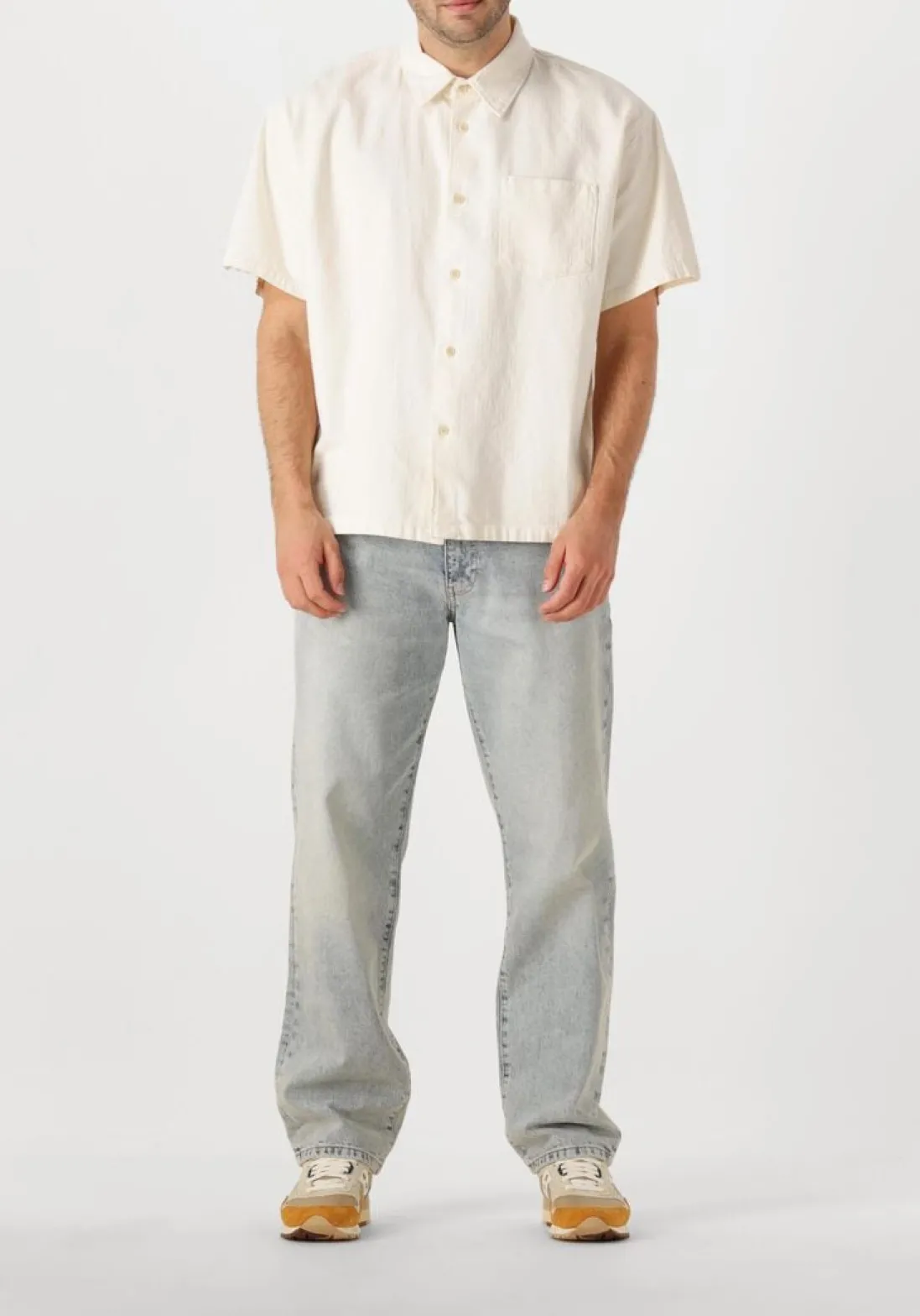 AMERICAN VINTAGE casual overhemd koybay ecru Outlet