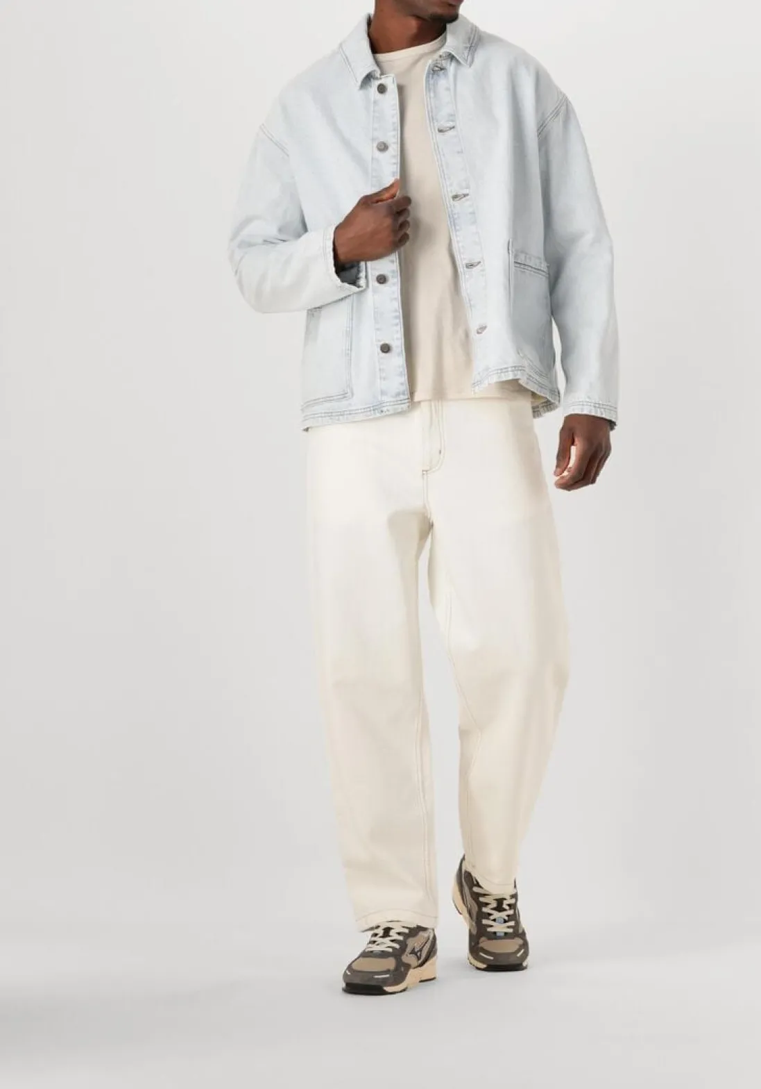 AMERICAN VINTAGE straight leg jeans jozastreet ecru Online