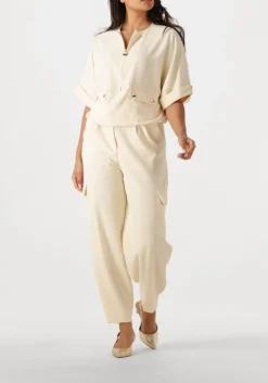 CAROLINE BISS cargobroeken 1537 ecru Clearance