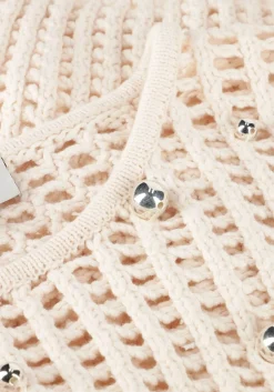 DANTE6 trui valon beaded sweater ecru Hot