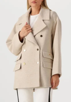 ELISABETTA FRANCHI trenchcoats coat ecru