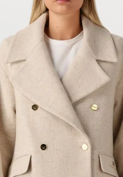 ELISABETTA FRANCHI trenchcoats coat ecru