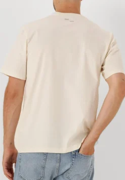 FILLING PIECES t-shirt t-shirt embroidered knot ecru Discount