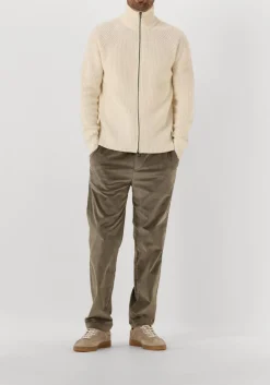 FORÉT forét trui delta wool zip knit ecru Online